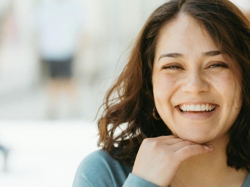 Smiling patient after treatment in Thailand